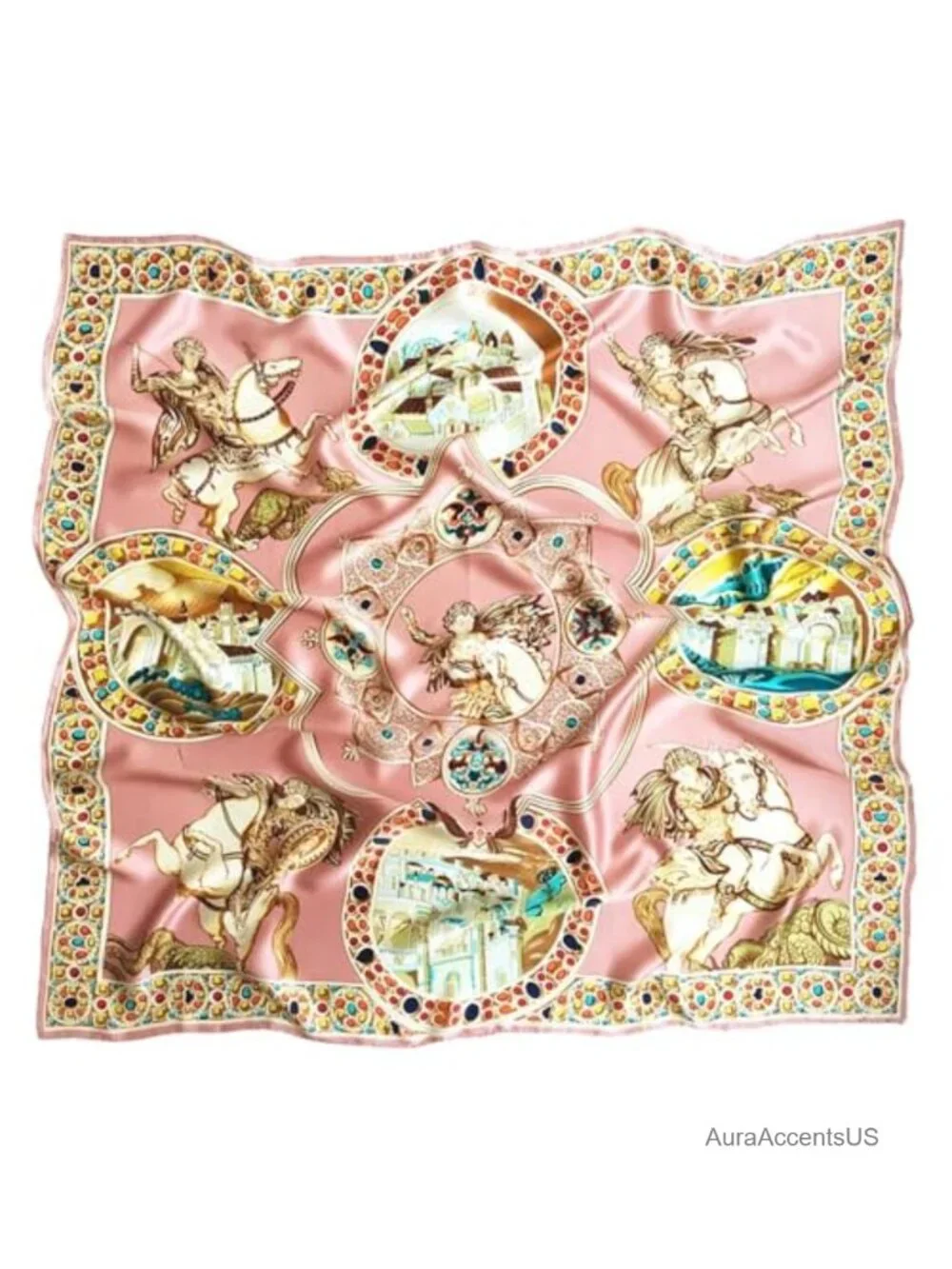 100% Mulberry Silk Scarf 43